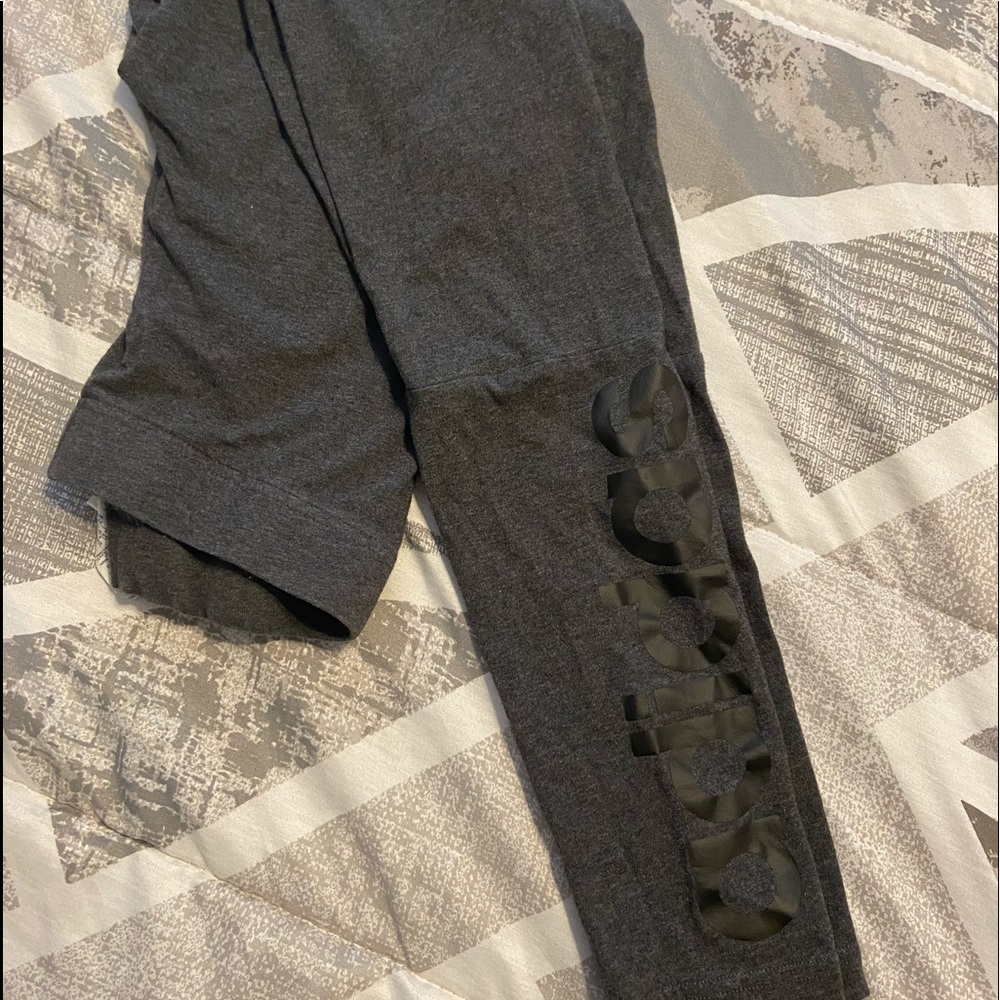 Grey adidas leggings